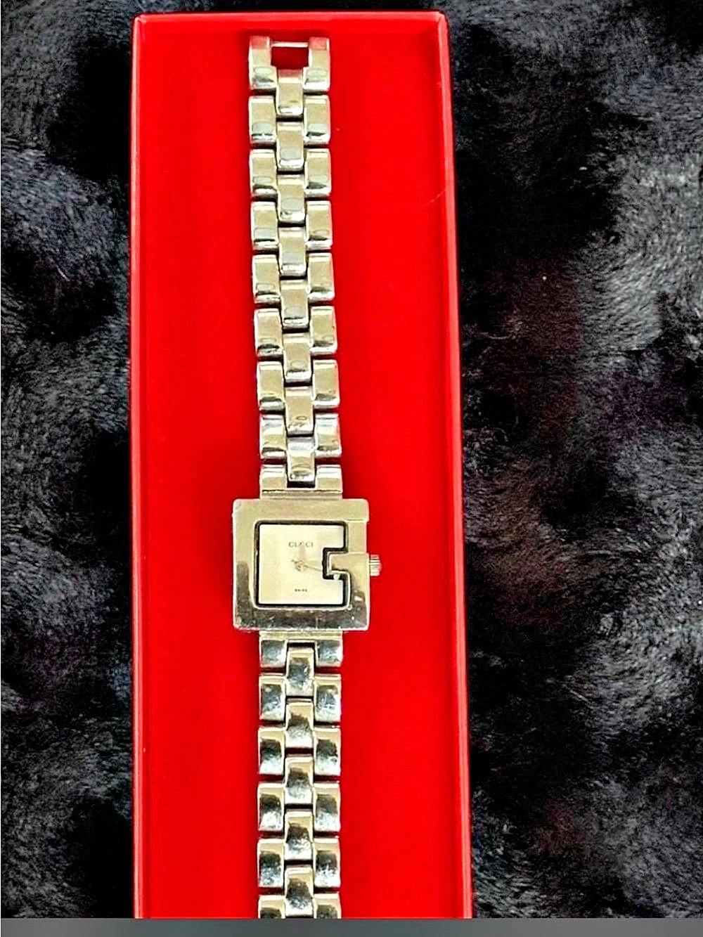 Vintage Gucci 3600L G-Frame Women’s Watch Stainless Steel Swiss Made
